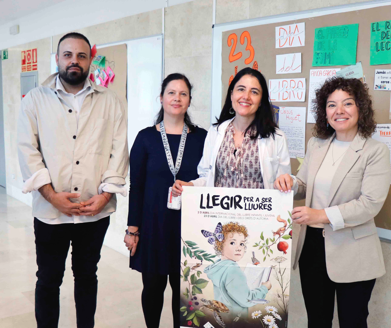 La Fundació Bromera celebra el Dia del Llibre amb una activitat molt especial amb l’alumnat hospitalitzat de l’Hospital La Fe |