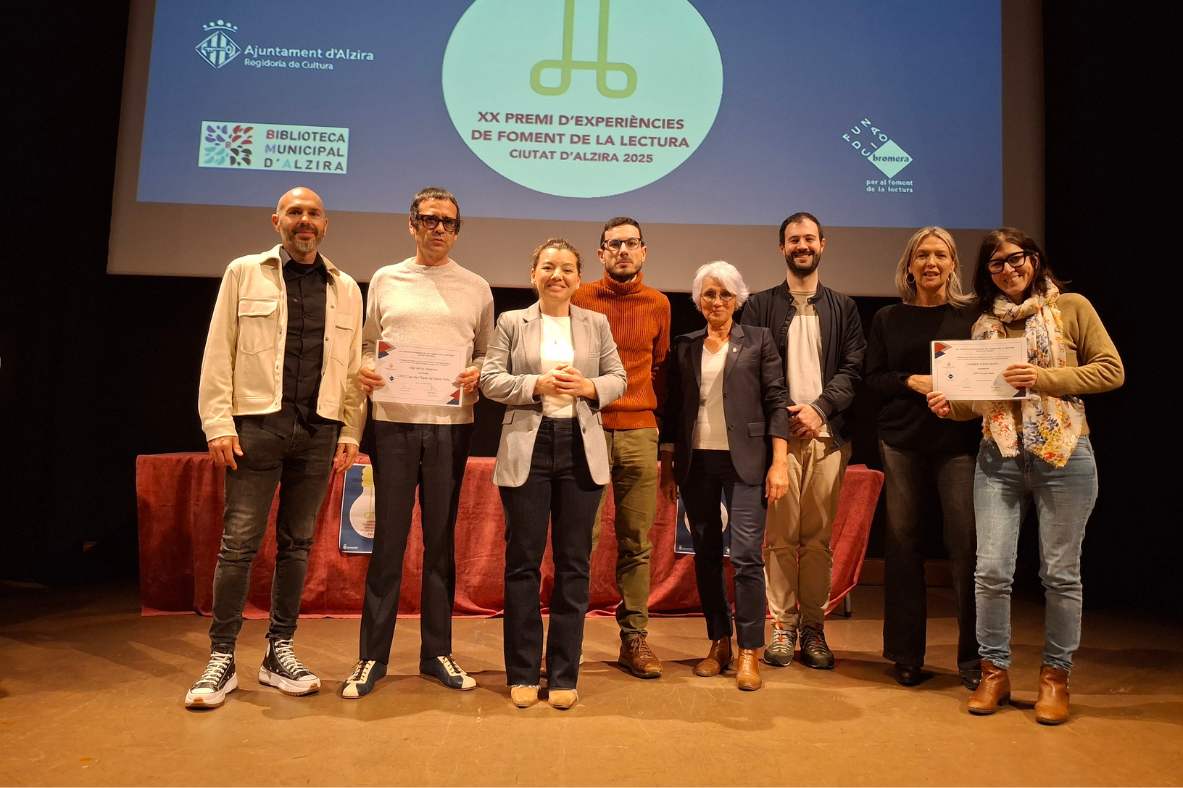 La Fundació Bromera i l’Ajuntament d’Alzira celebren la vintena edició del Premi d’Experiències de Foment de la Lectura |