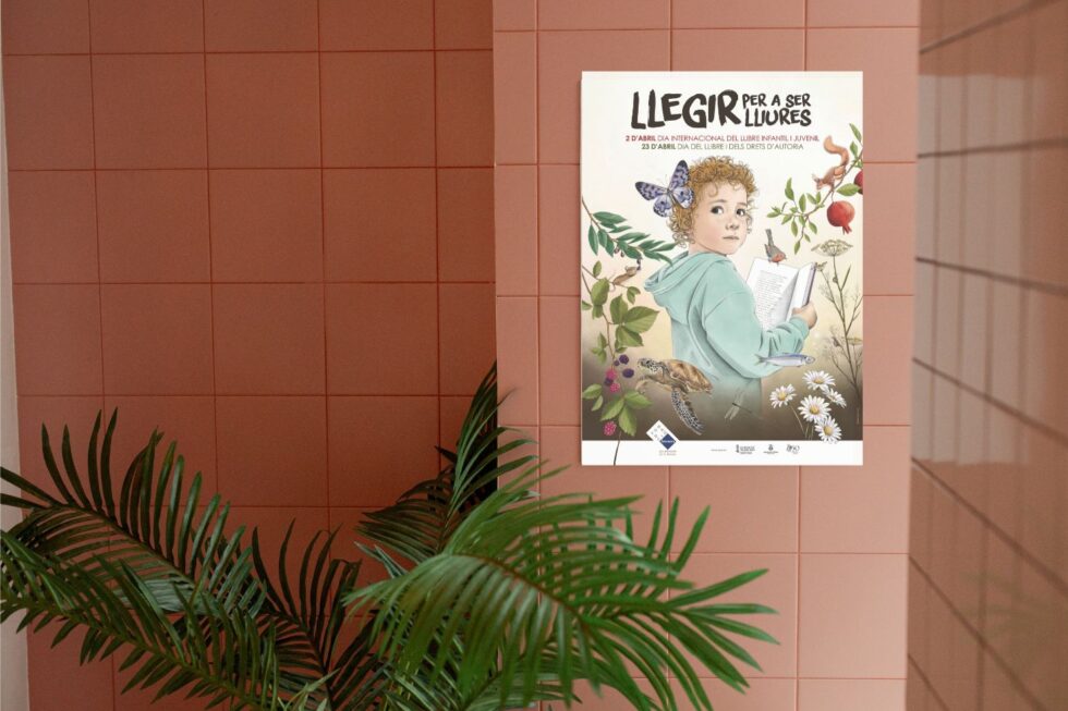 La Fundació Bromera distribueix milers de cartells per a celebrar el mes del llibre |