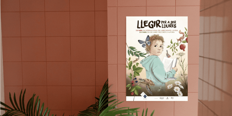 La Fundació Bromera distribueix milers de cartells per a celebrar el mes del llibre |