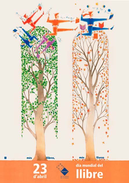 Cartell del Dia del Llibre 2004